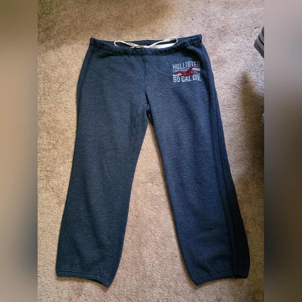 Hollister Navy Sweatpants